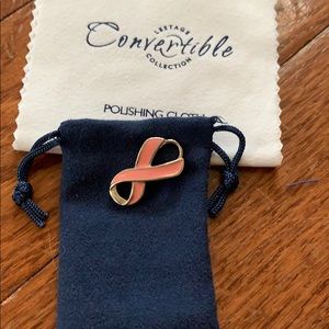 LeStage convertible clasp pink ribbon